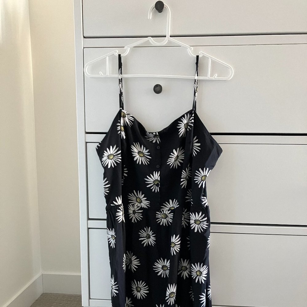 Black 90s Dress - Size L